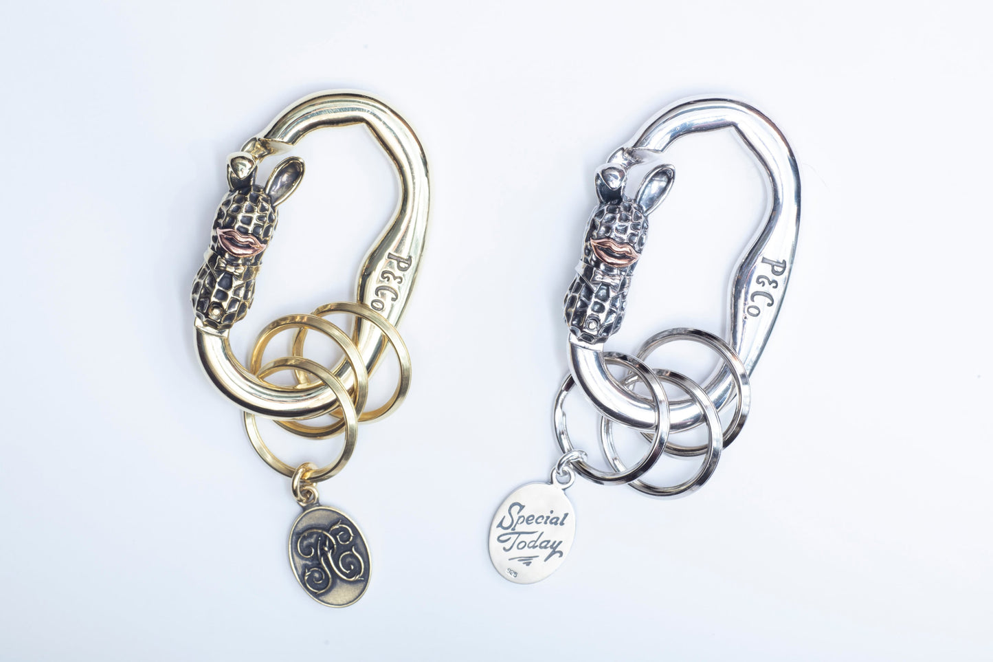 Peanuts&Co. CARABINER BUNNY PEANUTS brass x copper