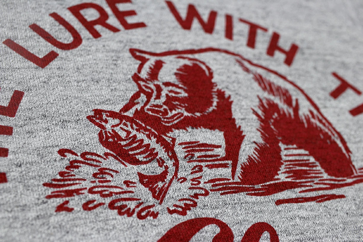 FREEWHEELERS & CO. "THE LURE WITH THE CLAW" RAGLAN SLEEVE SWEAT SHIRT