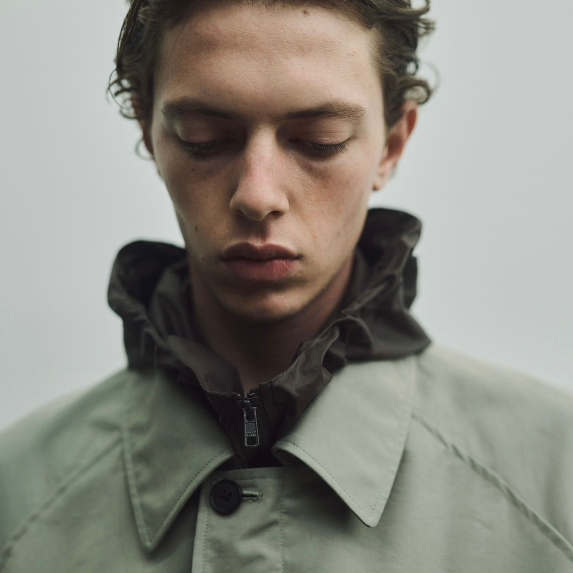 ssstein TECNO COTTON OVERSIZED HARRINGTON JACKET