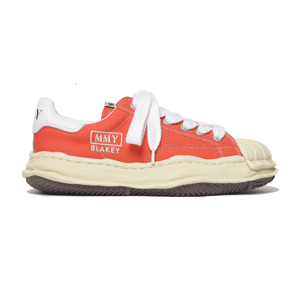 Maison MIHARA YASUHIRO BLAKEY Low Vintage Original Sole Canvas Lowtop Sneaker ORANGE