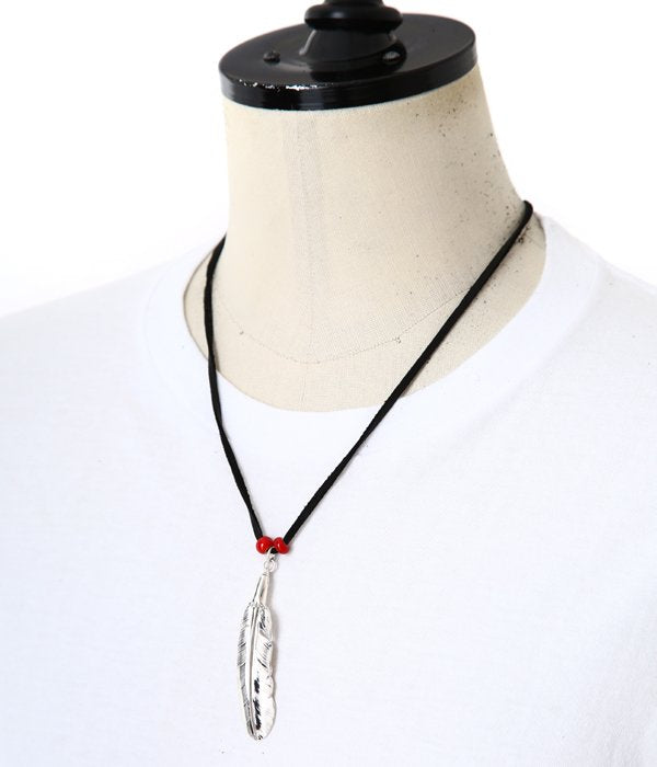 LARRY SMITH SV EAGLE HEAD FEATHER PENDANT No.40