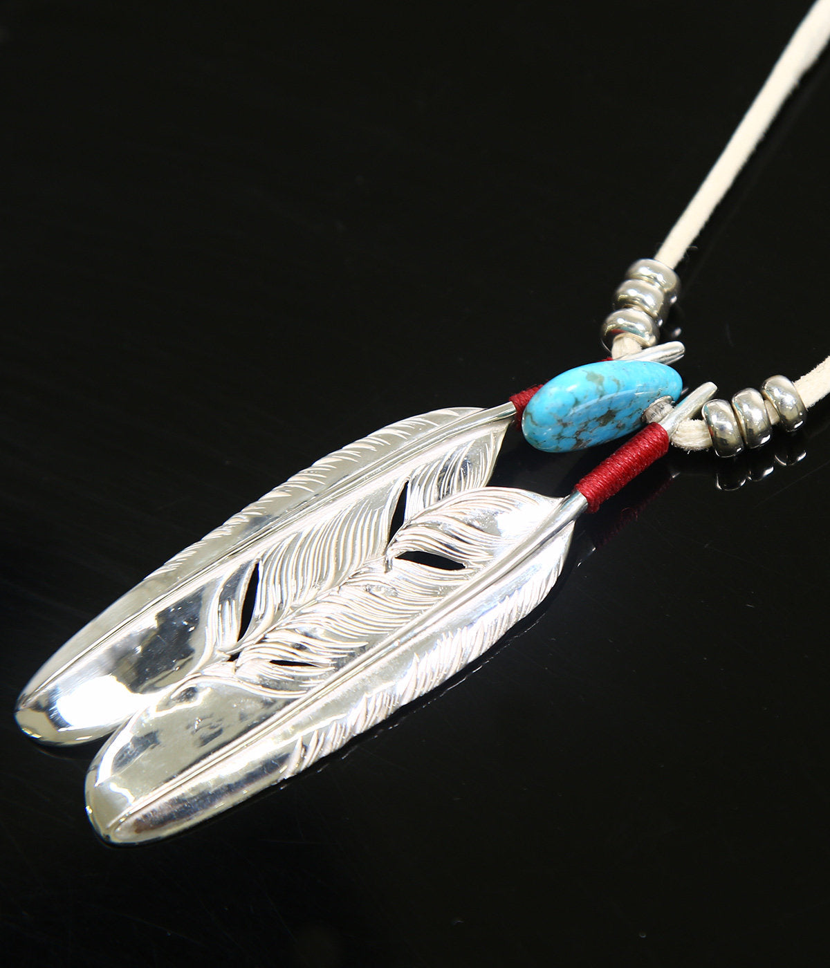 LARRY SMITH FEATHER Necklace All Set No.35