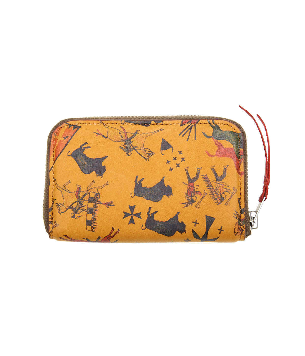 LARRY SMITH ROUND FASTENER WALLET S TIPI ART