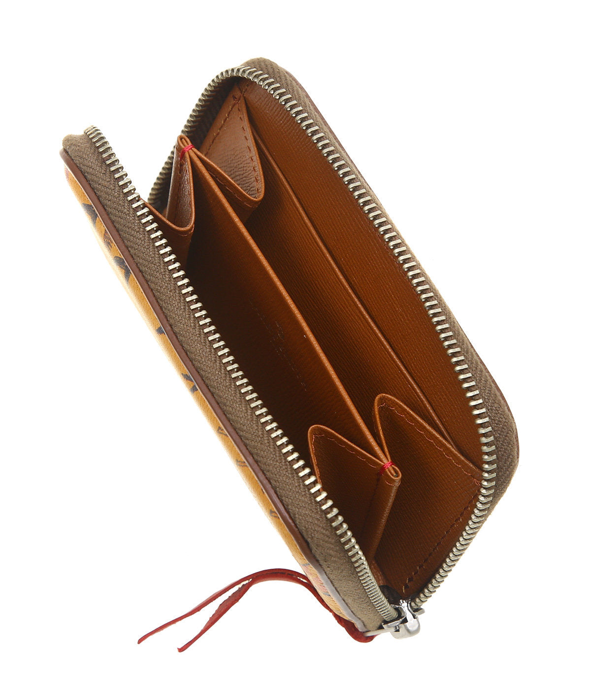 LARRY SMITH ROUND FASTENER WALLET S TIPI ART