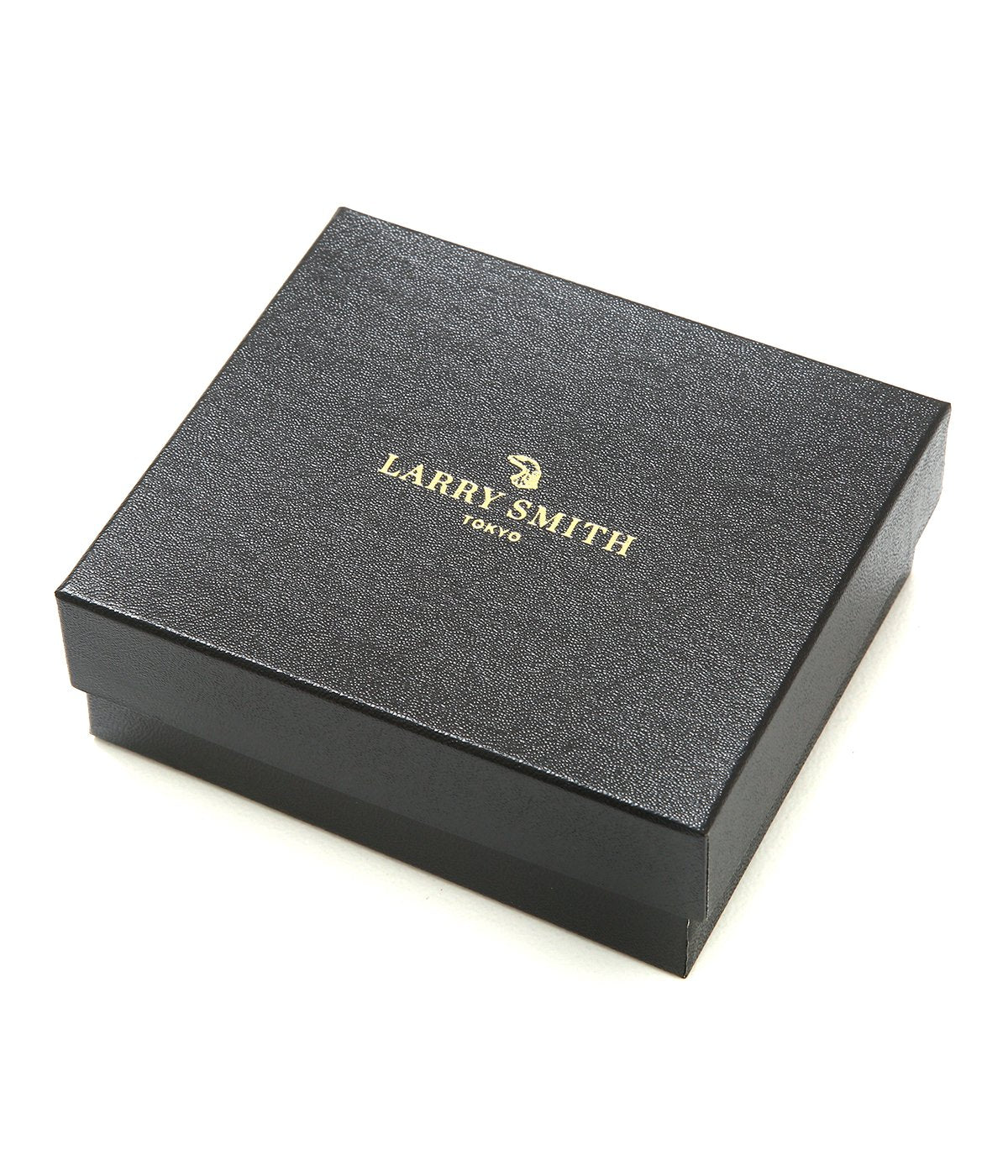 LARRY SMITH EMBOSSED L ZIPPER SHORT WALLET