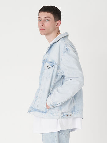 Levi's Japan SILVERTABâ„?Trucker Jacket Light Indigo STONEWASH