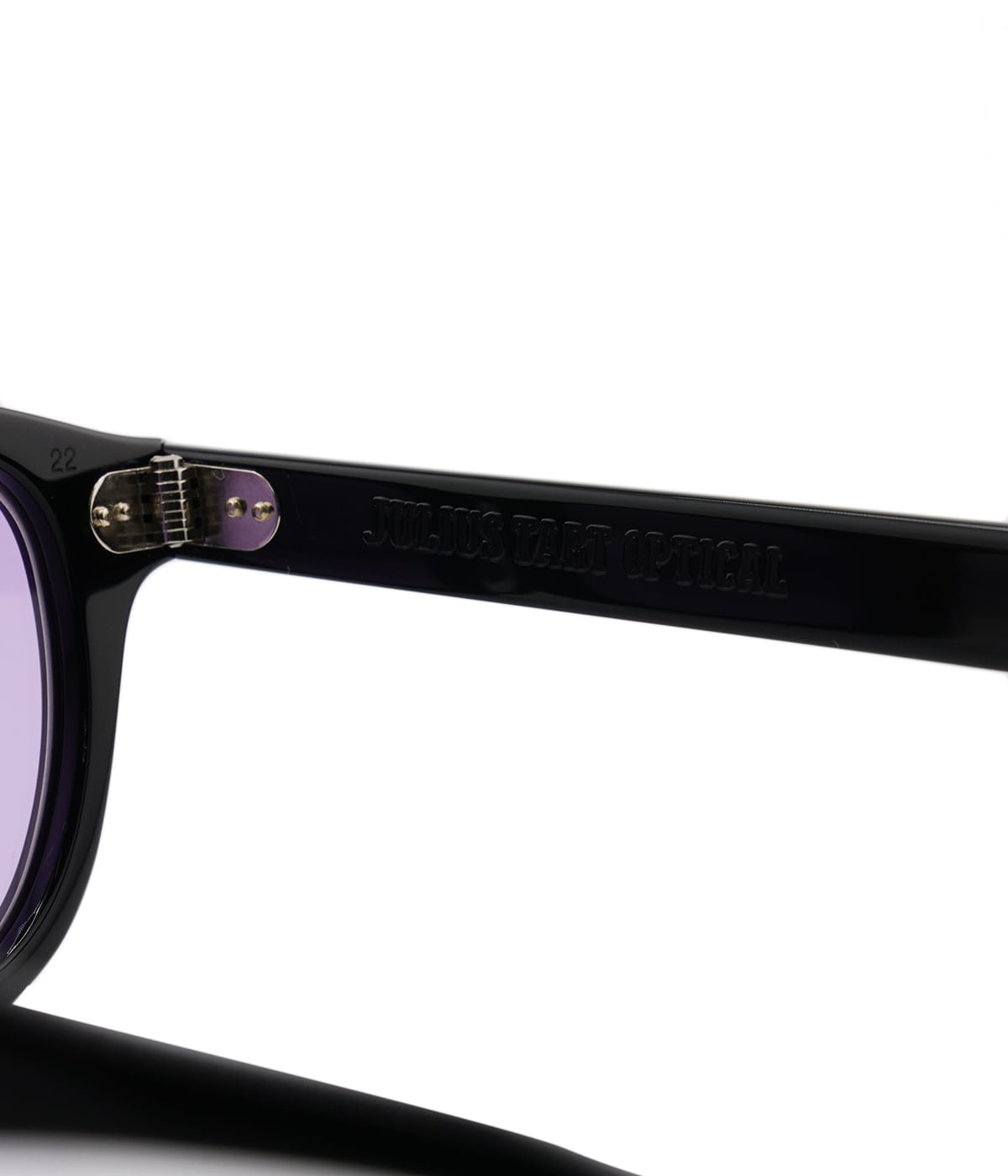 JULIUS TART OPTICAL AR Sunglass BLACK / PURPLE