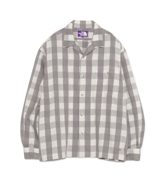 THE NORTH FACE PURPLE LABEL Checkerboard Field Open Collar Shirt
