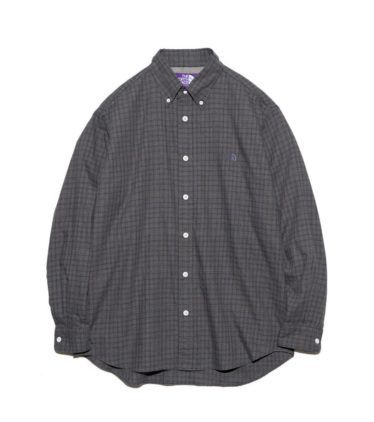 THE NORTH FACE PURPLE LABEL Button Down Tattersall Field Shirt
