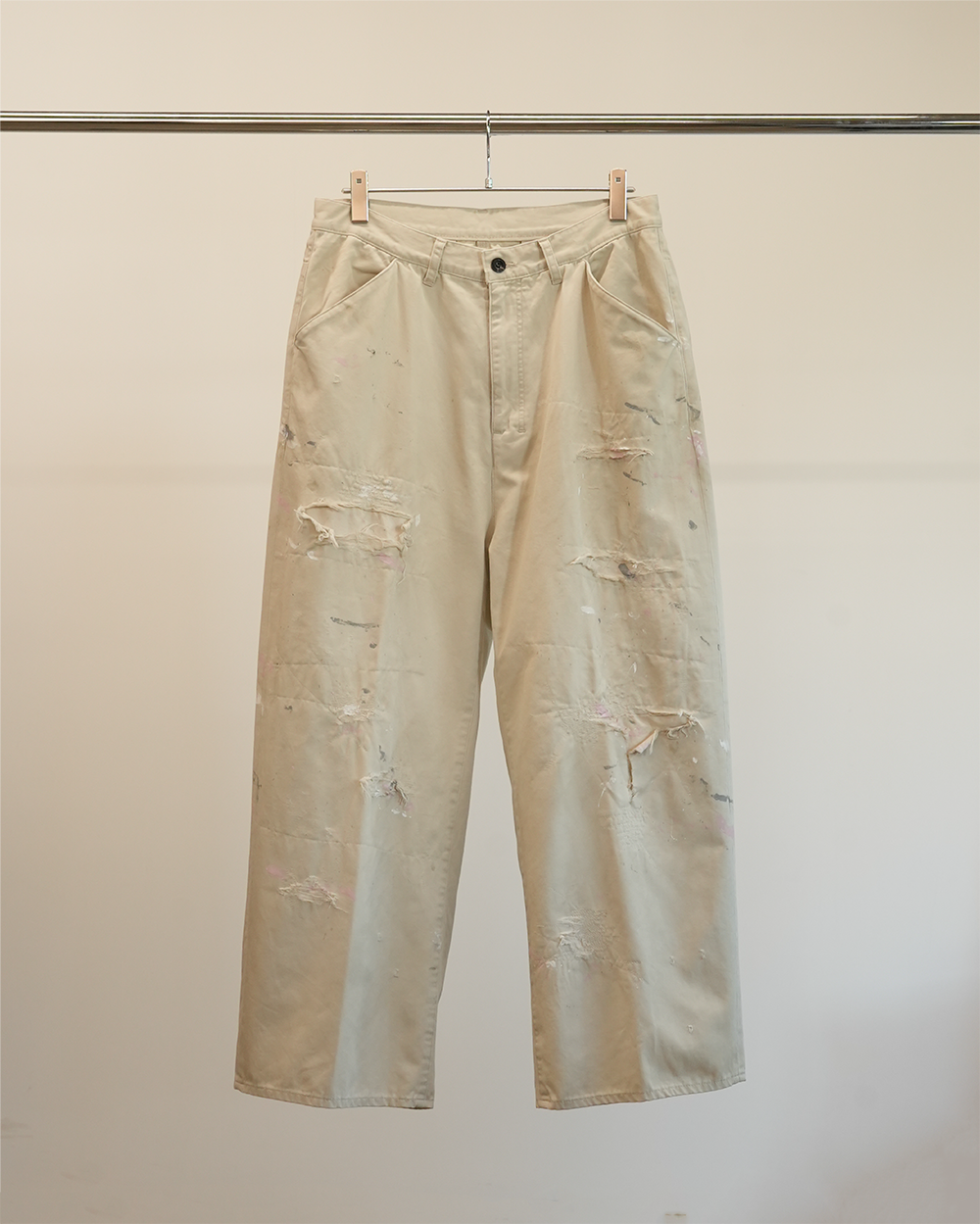 ANCELLM REMAKE WIDE CHINO TROUSERS