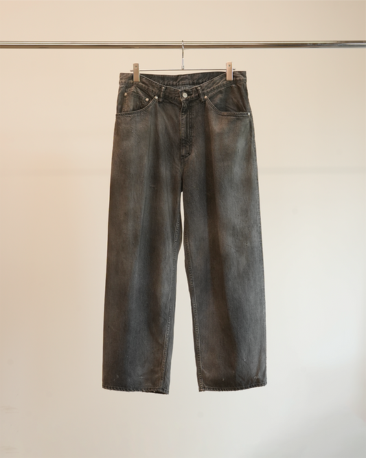 ANCELLM AGING STRAIGHT 5P DENIM PANTS