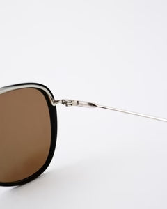 YELLOWS PLUS ANTON SUNGLASS Black Silver
