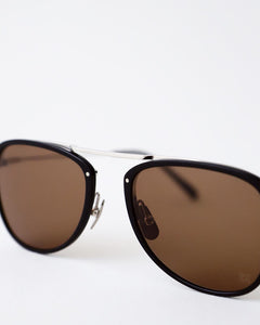 YELLOWS PLUS ANTON SUNGLASS Black Silver
