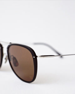 YELLOWS PLUS ANTON SUNGLASS Black Silver