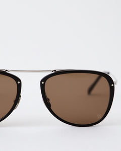 YELLOWS PLUS ANTON SUNGLASS Black Silver