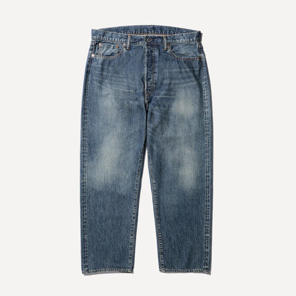 A.PRESSE Washed Denim Wide Pants