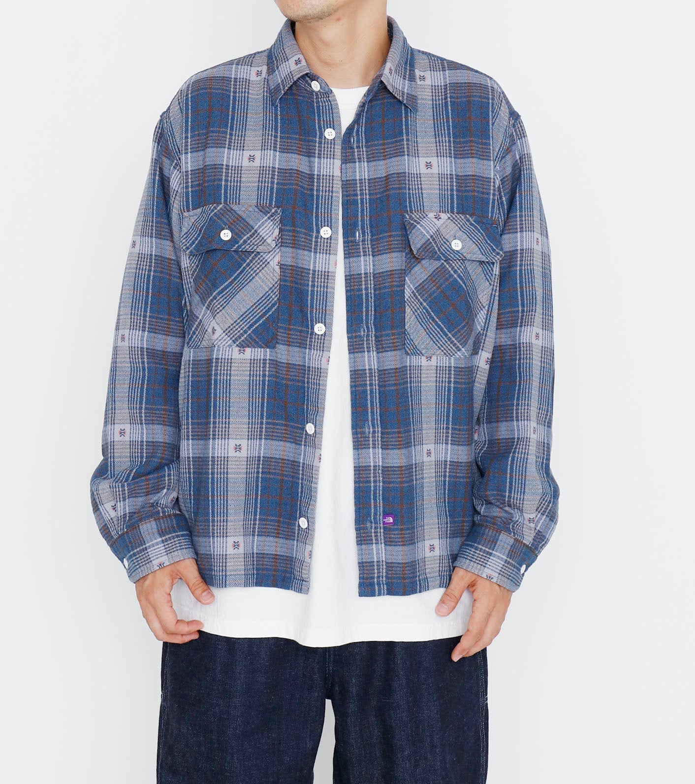 THE NORTH FACE PURPLE LABEL Amunzen Plaid Field Shirt