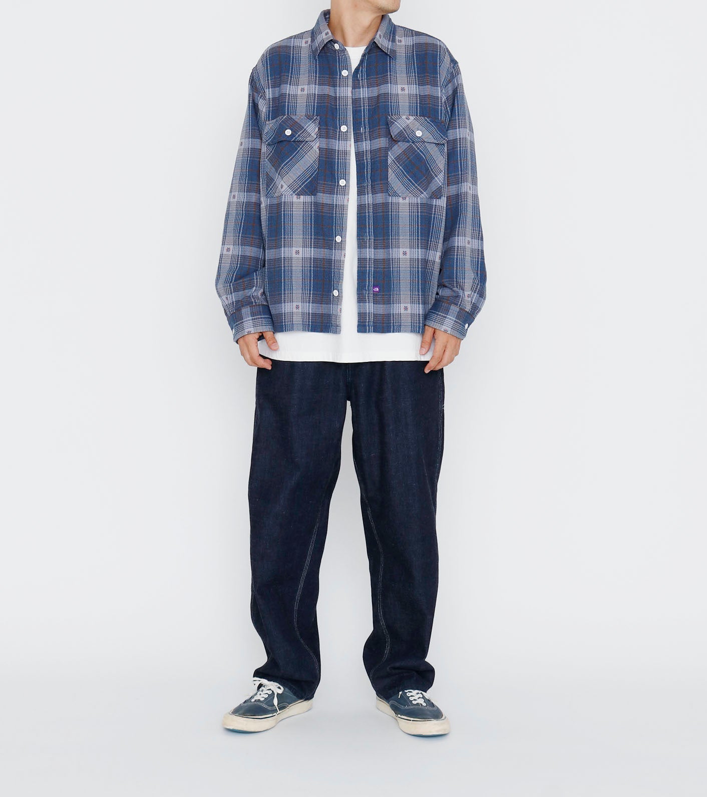 THE NORTH FACE PURPLE LABEL Amunzen Plaid Field Shirt