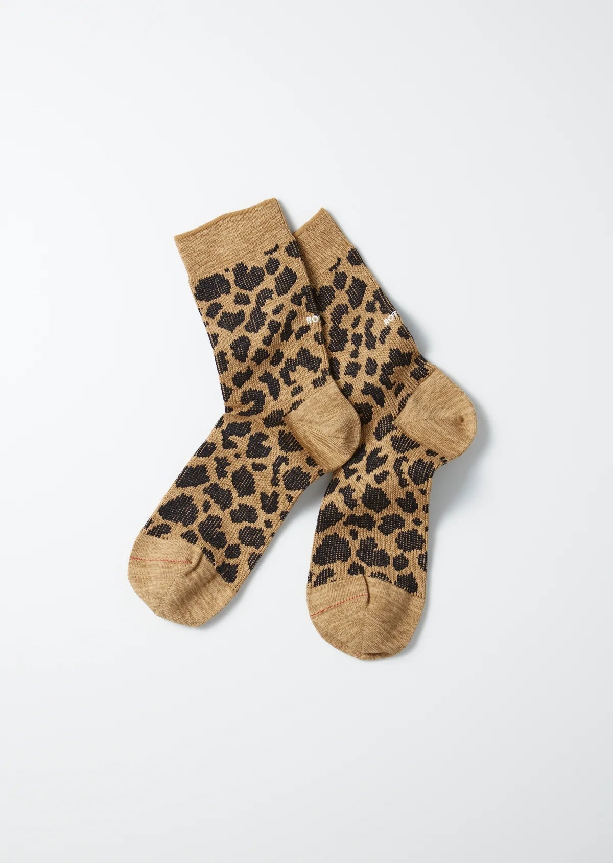 RoToTo LEOPARD MINI CREW SOCKS