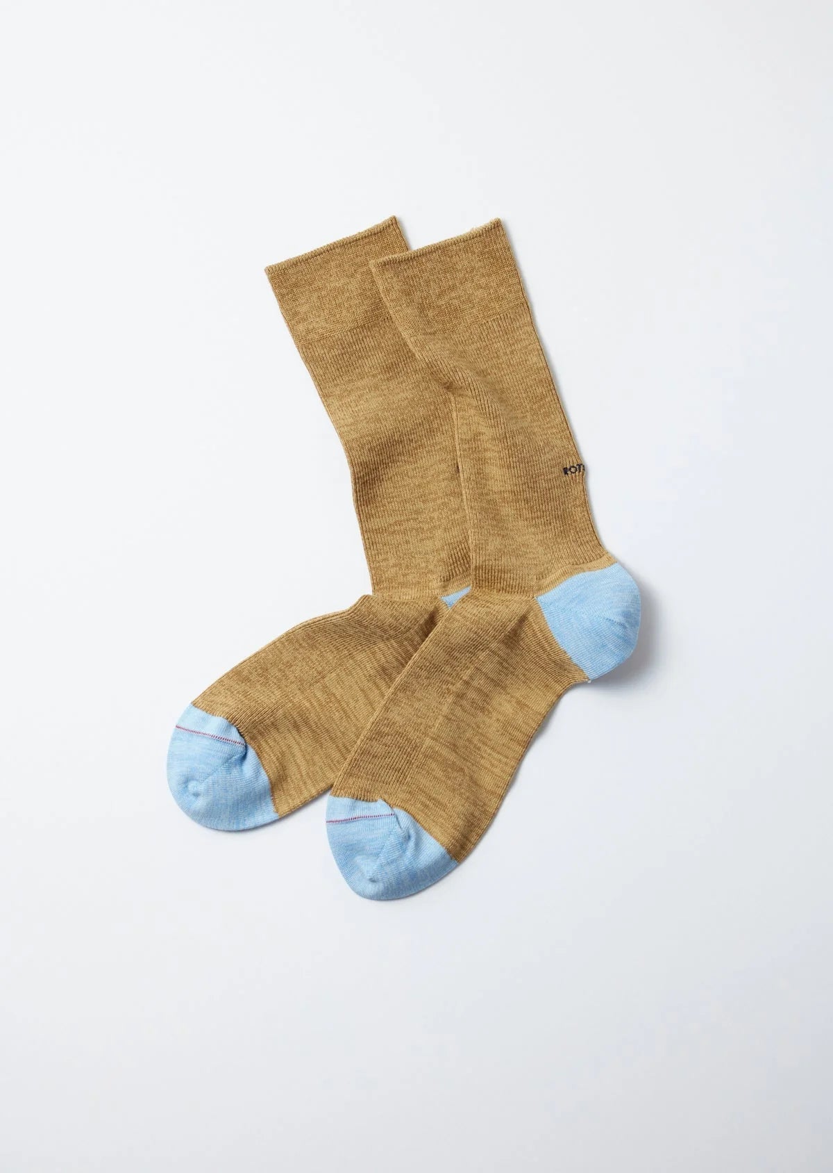 RoToTo ORGANIC COTTON ï¼?RECYCLE POLYESTER RIBBED CREW SOCKS