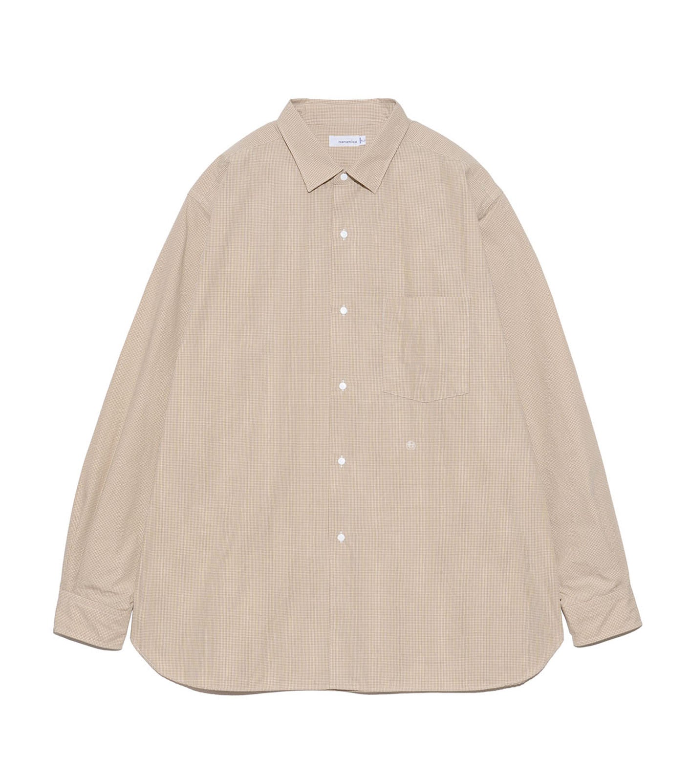 nanamica Regular Collar Gingham Check Wind Shirt