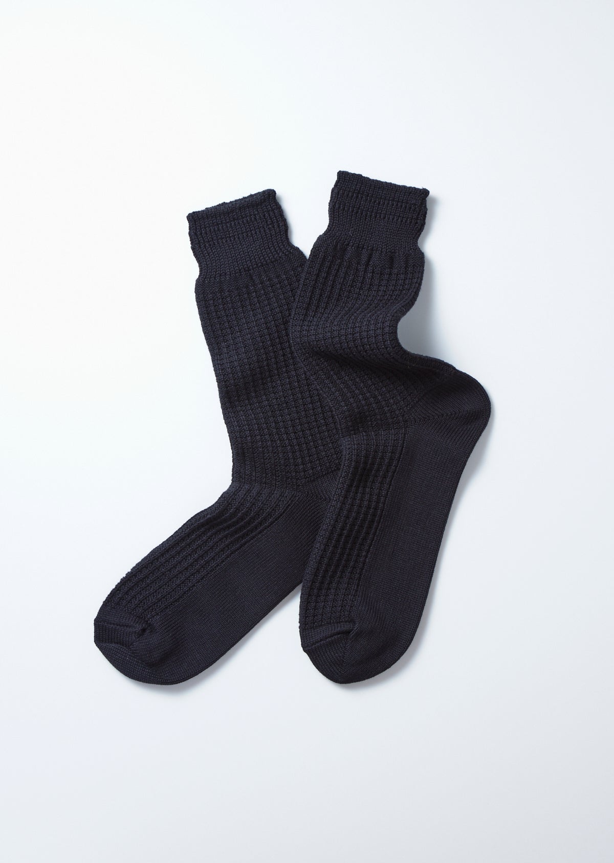 RoToTo COTTON WAFFLE CREW SOCK