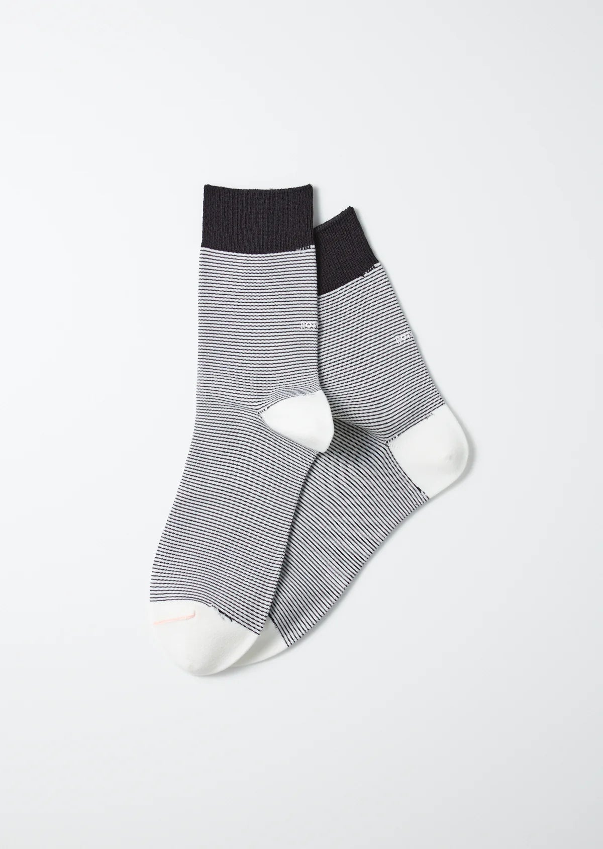 RoToTo FINE STRIPE MINI CREW SOCKS