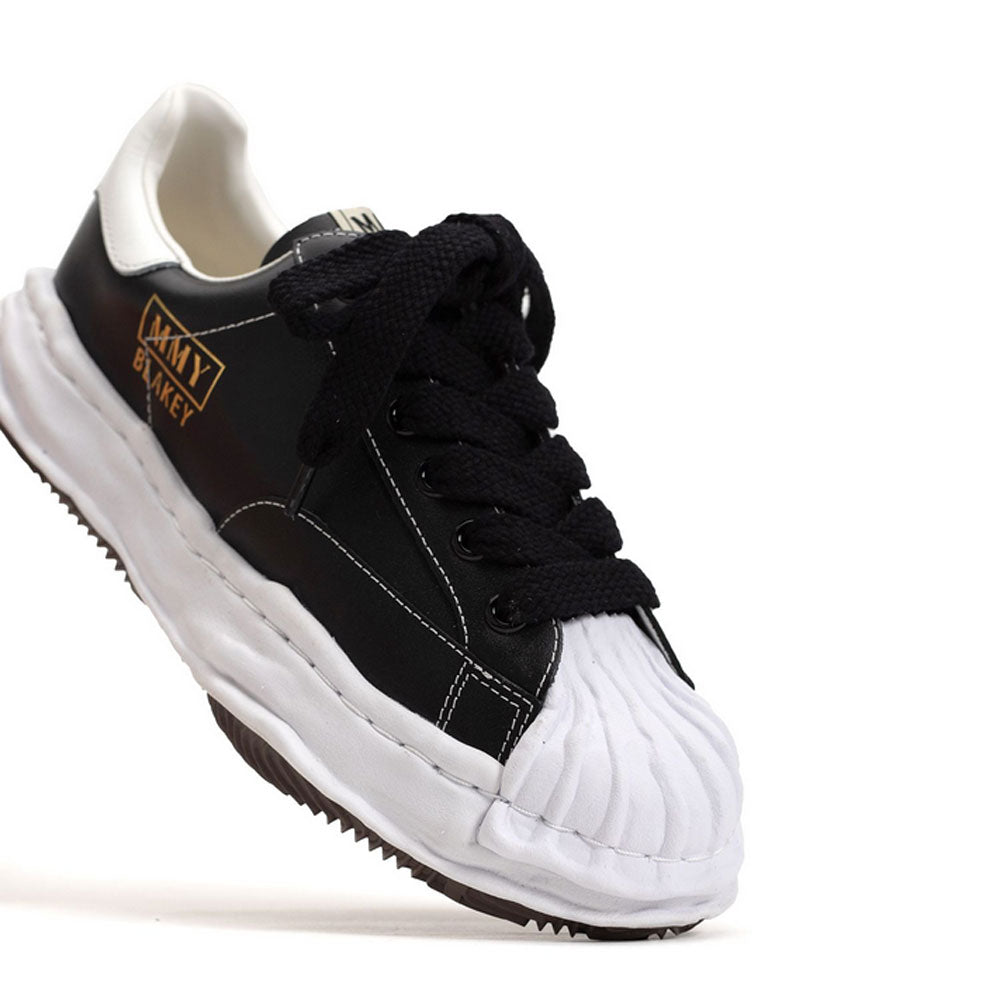 Maison MIHARA YASUHIRO BLAKEY Original Sole Leather Lowtop Sneaker Black