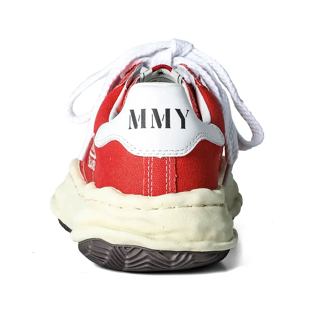Maison MIHARA YASUHIRO BLAKEY Low Vintage Original Sole Canvas Lowtop Sneaker ORANGE
