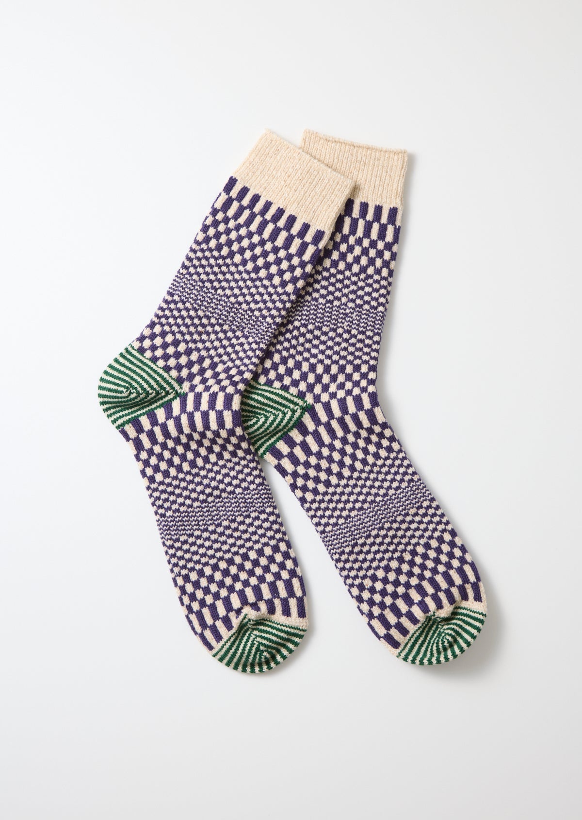 RoToTo WARPED CHECKER CREW SOCKS
