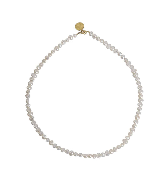 PREEK BAROQUE PEARL COIN 3WAY NECKLACE 40