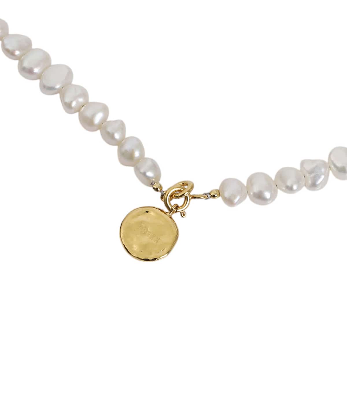 PREEK BAROQUE PEARL COIN 3WAY NECKLACE 40