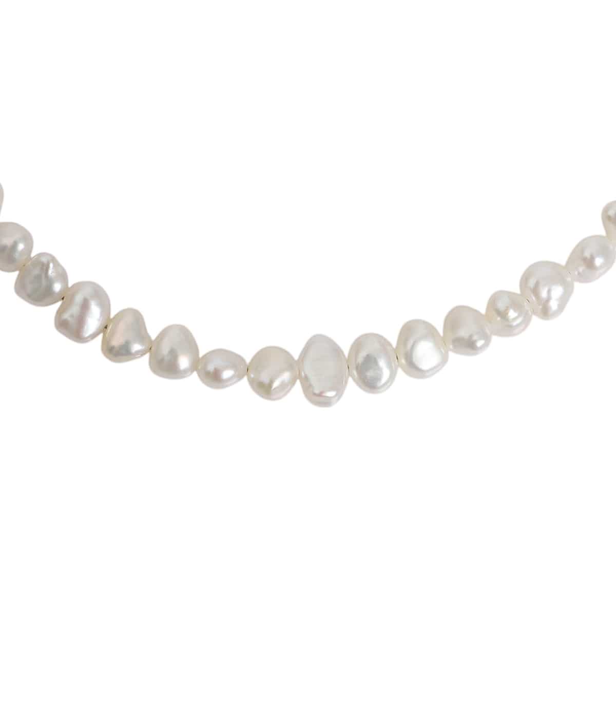 PREEK BAROQUE PEARL COIN 3WAY NECKLACE 40