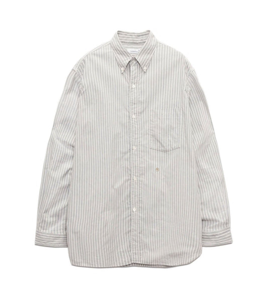 nanamica Button Down Stripe Wind Shirt