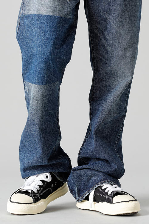 Maison MIHARA YASUHIRO PETERSON Low Vintage Sole Canvas Sneaker Black