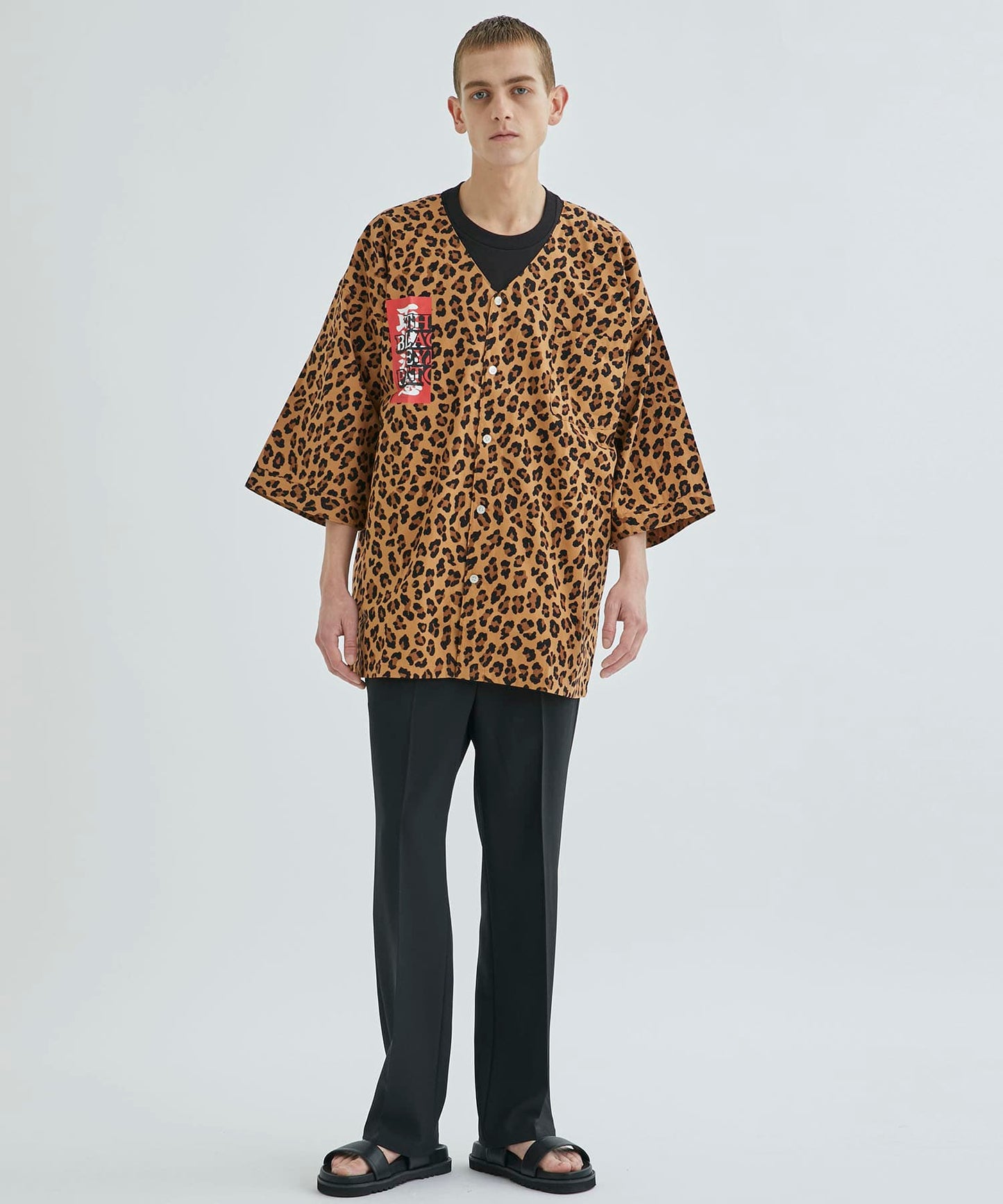 WACKO MARIA BlackEyePatch / LEOPARD DABO SHIRT