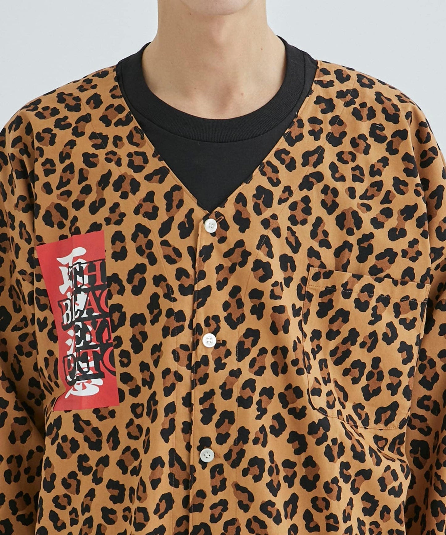 WACKO MARIA BlackEyePatch / LEOPARD DABO SHIRT