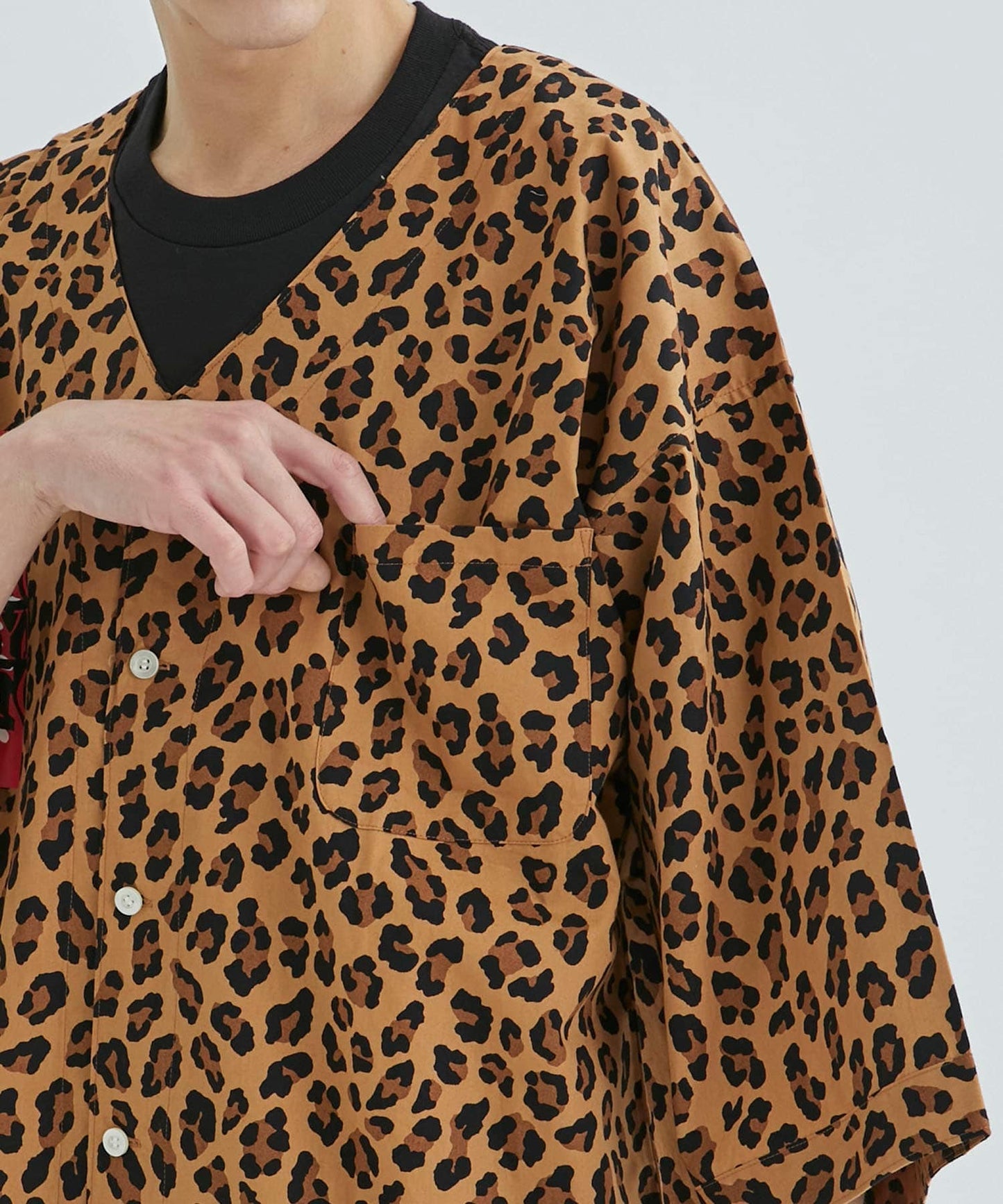 WACKO MARIA BlackEyePatch / LEOPARD DABO SHIRT