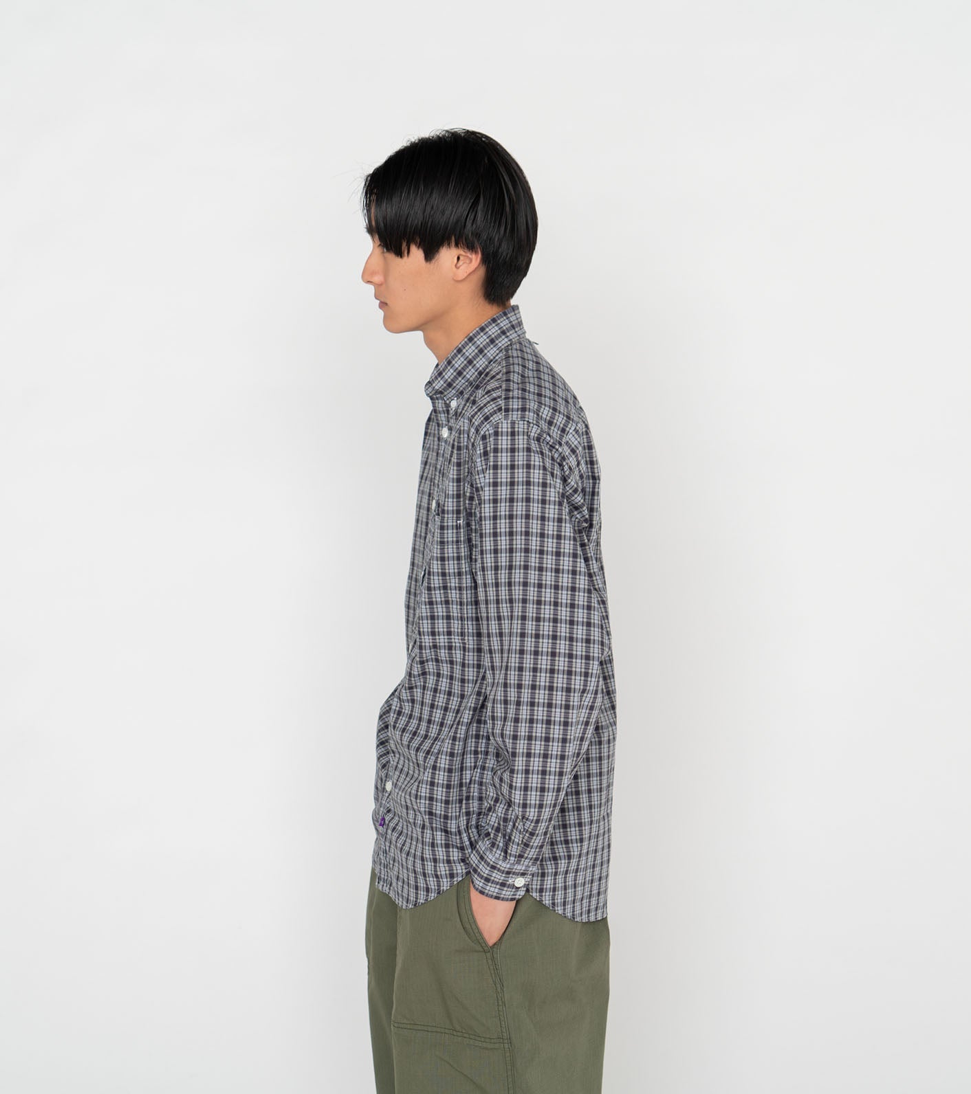 THE NORTH FACE PURPLE LABEL Button Down Plaid Field Shirt