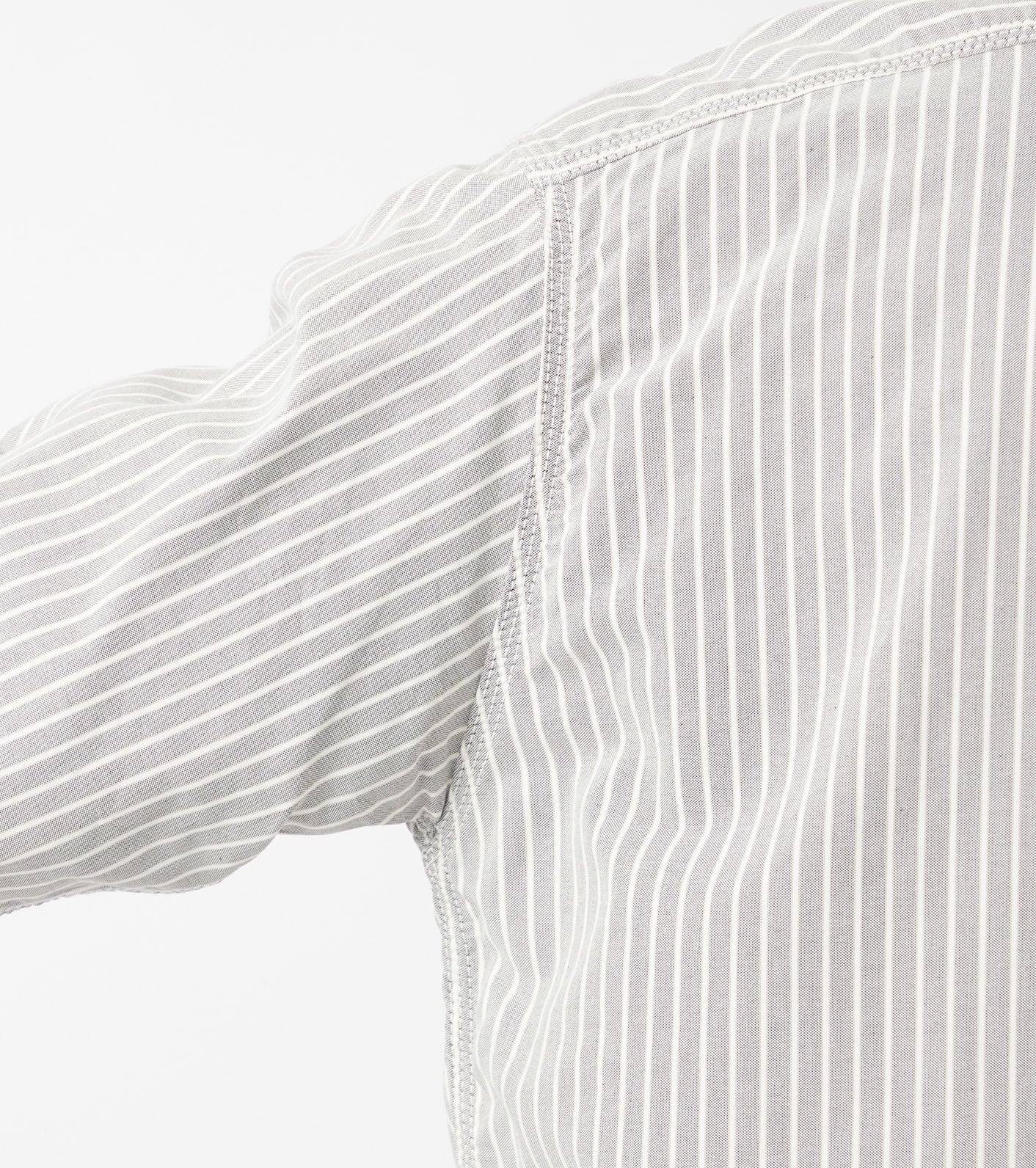 nanamica Button Down Stripe Wind Shirt