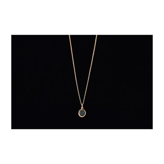 Porter Classic INTAGLIO GOLD NECKLACE BLOOD STONE