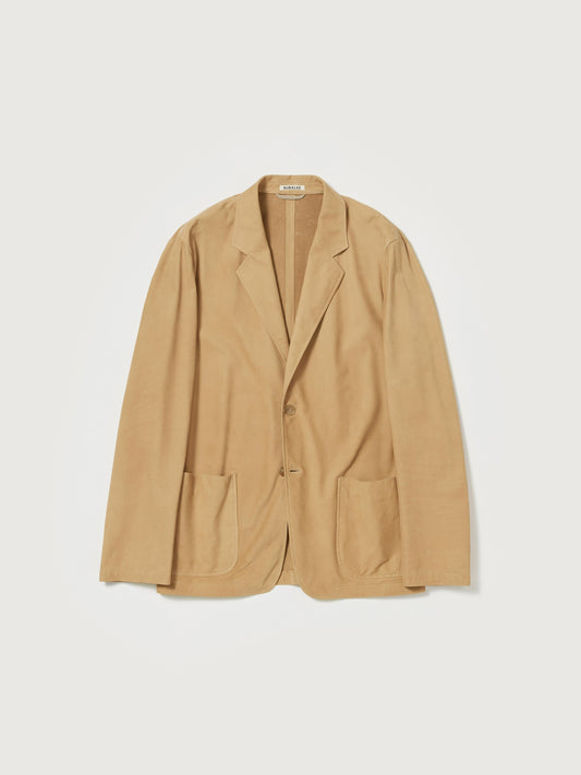 AURALEE CALF NUBUCK JACKET