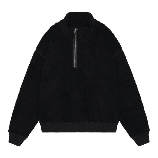 Cav Empt C.E HEAVY WOOL BOA HALF ZIP