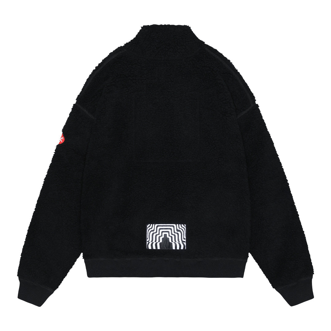 Cav Empt C.E HEAVY WOOL BOA HALF ZIP