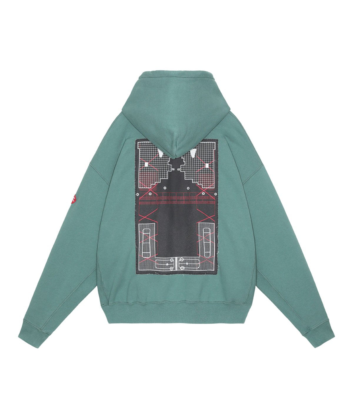 Cav Empt C.E WASHED DISTRICT PATCH HEAVY HOODY