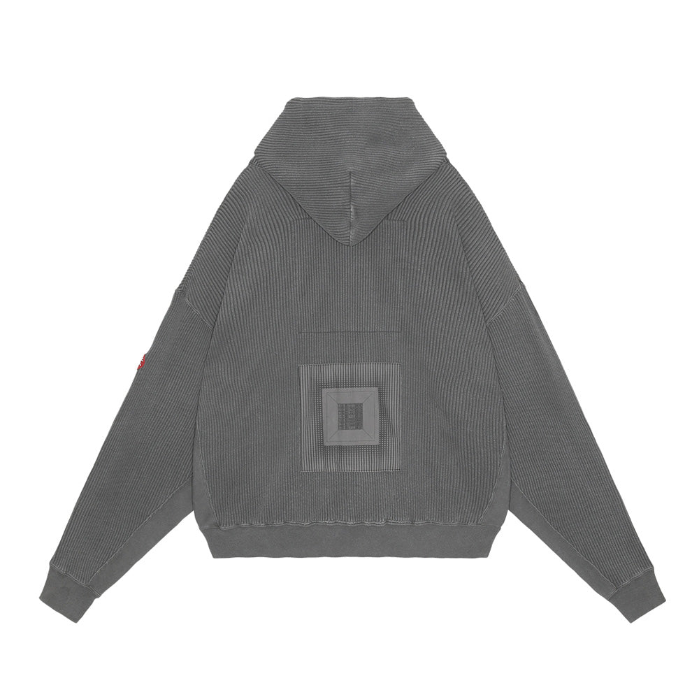 Cav Empt C.E OVERDYE WIDE RIB CUT ZIP HOODY