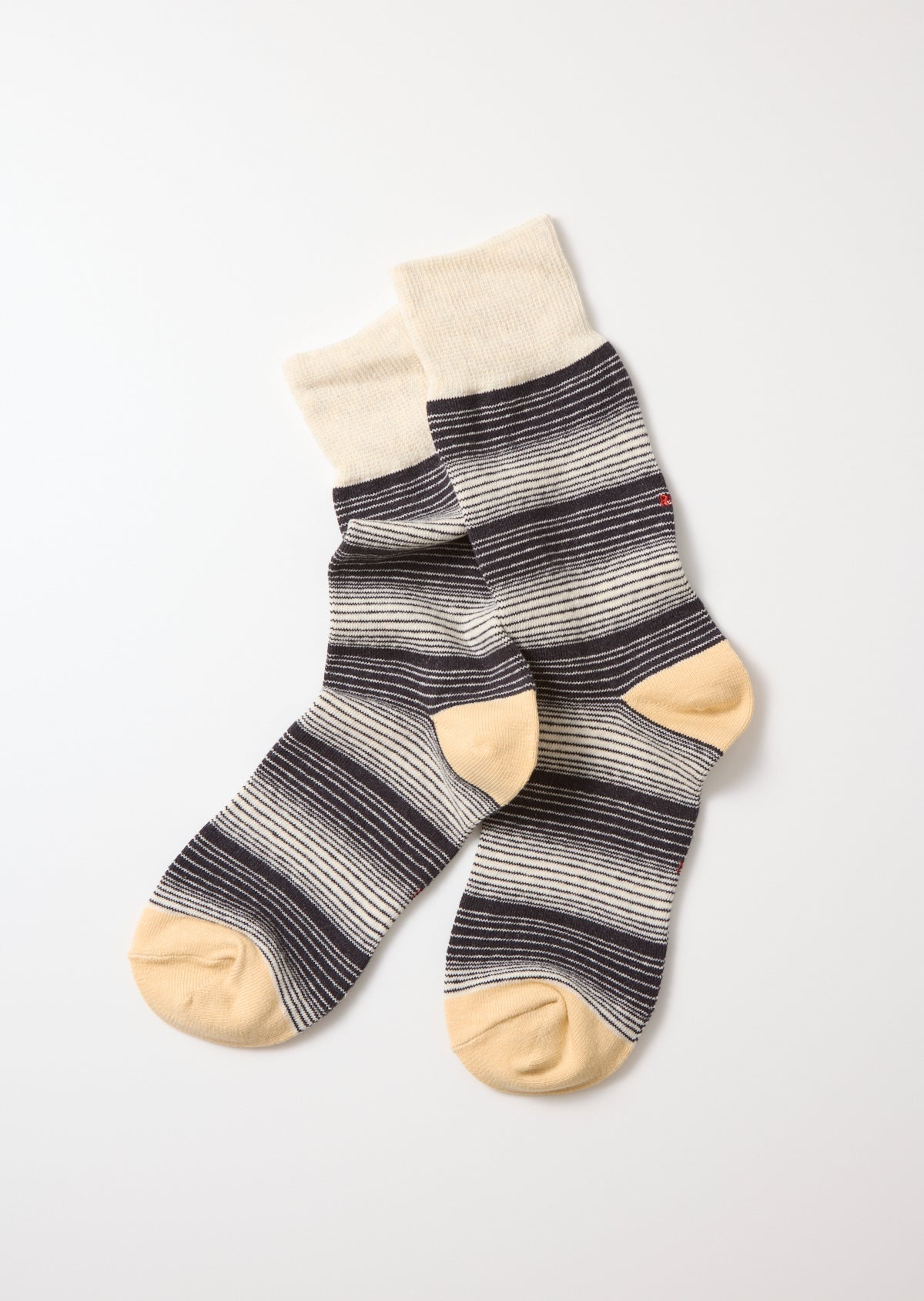RoToTo HORIZONTAL STRIPE CREW SOCKS