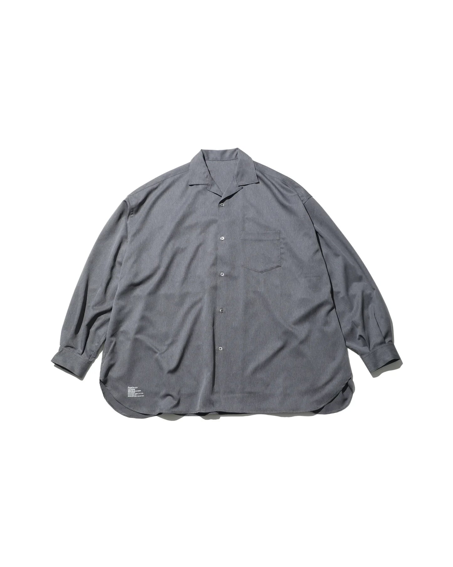 FreshService COOLFIBER OPEN COLLAR L/S SHIRT