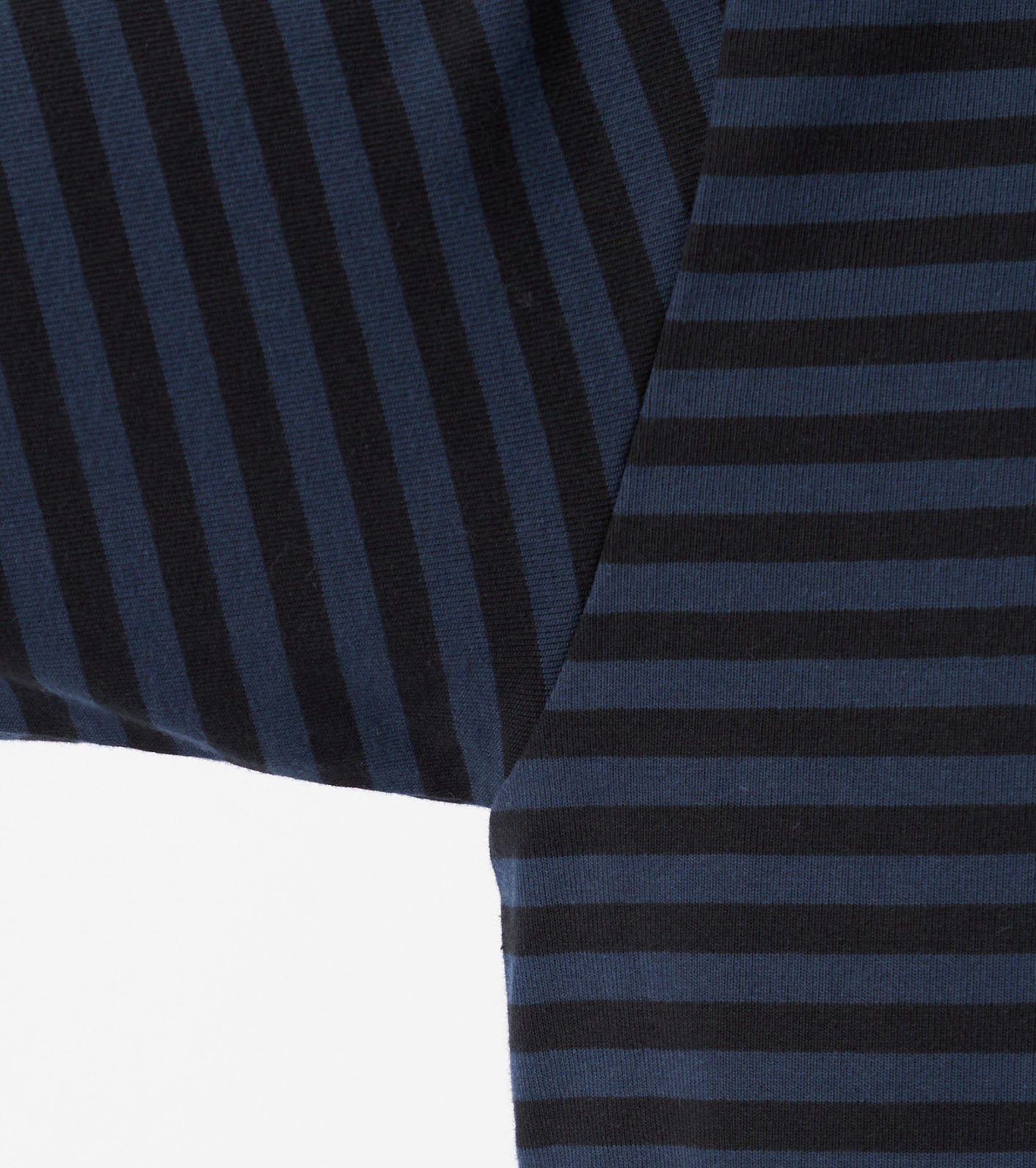 nanamica COOLMAX Stripe Jersey L/S Tee