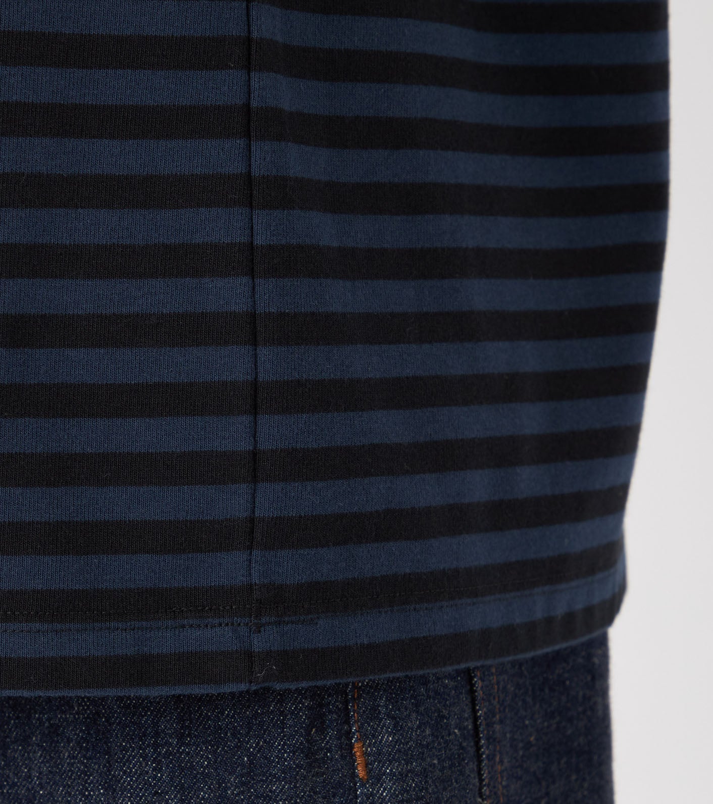 nanamica COOLMAX Stripe Jersey L/S Tee